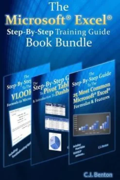 The Microsoft Excel Step-By-Step Training Guide Book Bundle