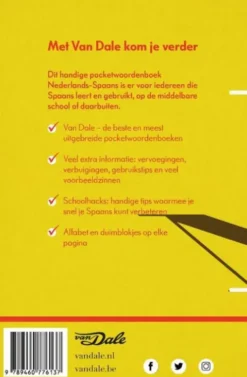 Van Dale Pocketwoordenboek Nederlands-Spaans