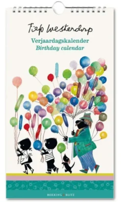 Verjaardagskalender: Jip en Janneke met ballonnen, Fiep Westendorp