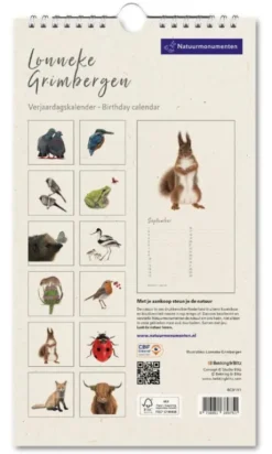Verjaardagskalender: Lonneke Grimbergen, Natuurmonumenten