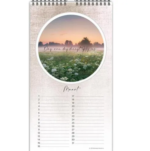 Verjaardagskalender Nature