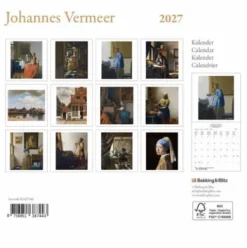Vermeer mini maandkalender 2027
