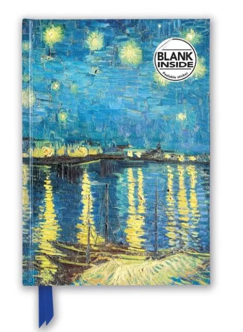 Vincent van Gogh: Starry Night over the Rhone (Foiled Blank Journal)