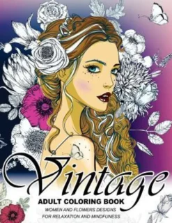 Vintage Coloring Books for Adults: An Adult coloring book