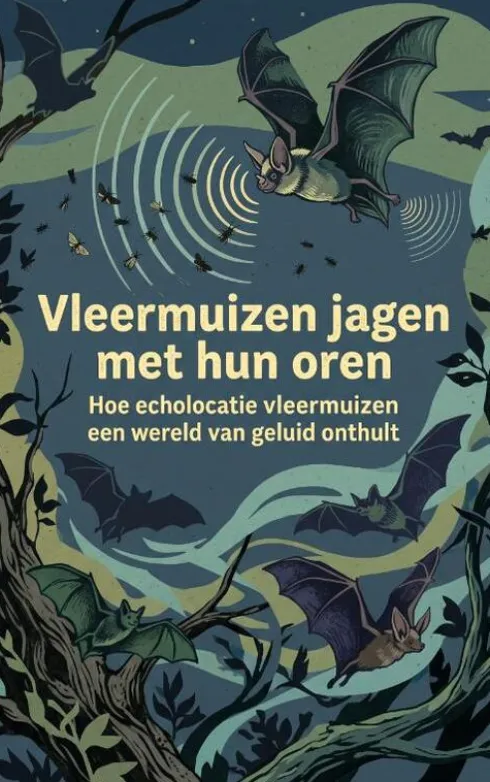 Vleermuizen jagen met hun oren