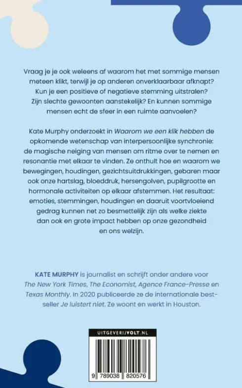 Waarom we een klik hebben