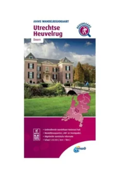 Wandelregiokaart Utrechtse Heuvelrug 1:33.333