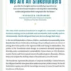 We Are All Stakeholders