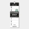Weekkalender Smal D1 2027