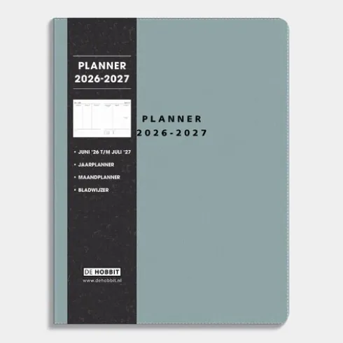 Weekplanner 2026-2027 ±A4 Lederlook