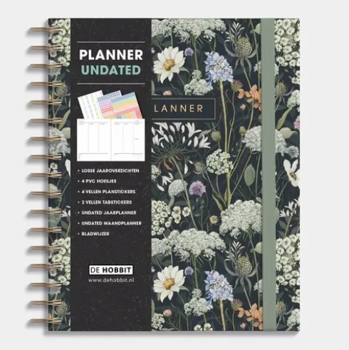 Weekplanner Undated A5+ Weidebloemen