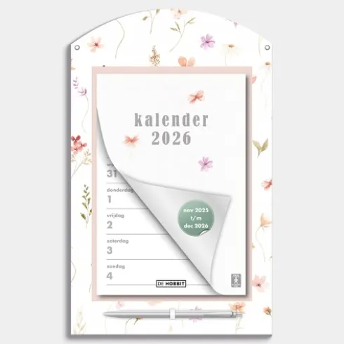 Weekscheurkalender Bloem Klein 2026