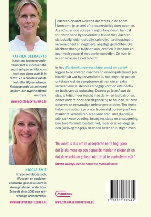 Werkboek hyperventilatie, angst en paniek