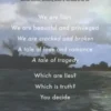 We were liars