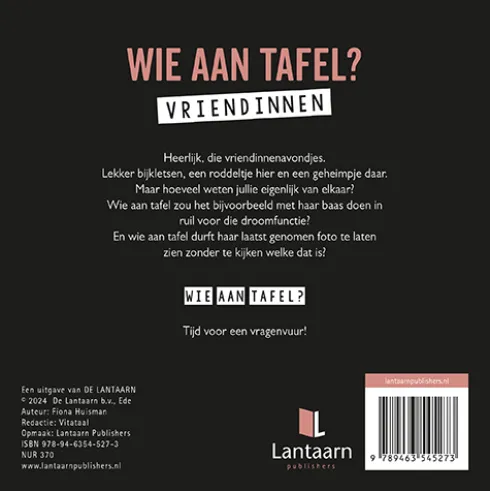 Wie aan tafel? Vriendinnen