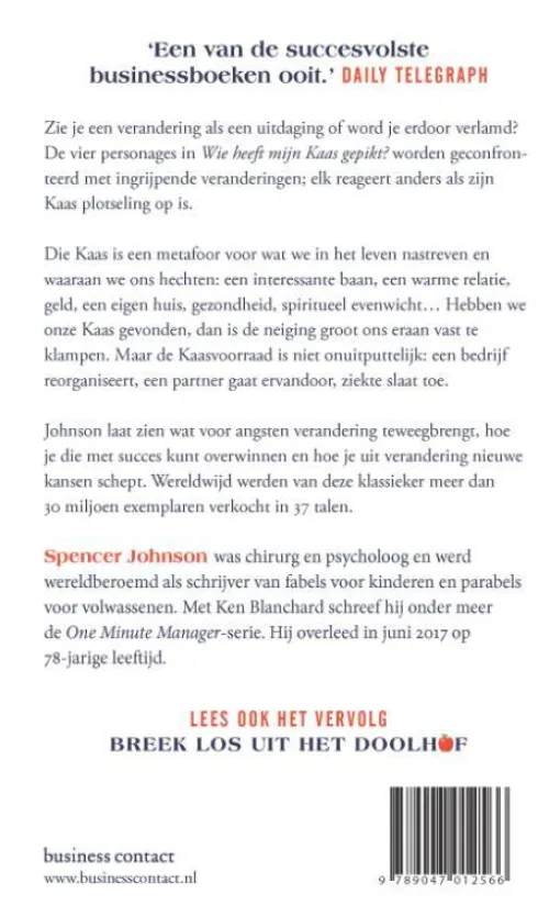 Wie heeft mijn kaas gepikt?
