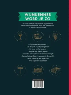 Wijnkenner word je zo