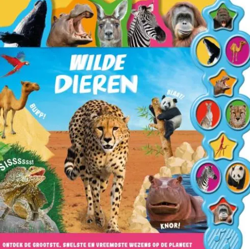 Wilde dieren - 10-geluidenboek