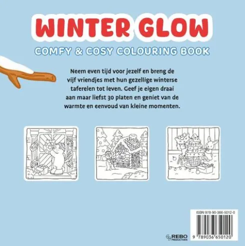Winter glow - Comfy & cosy colouring book