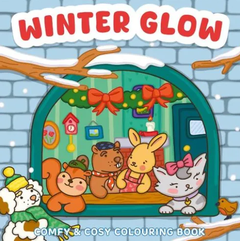 Winter glow - Comfy & cosy colouring book