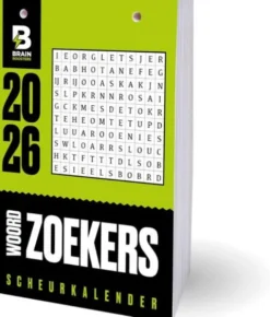 Woordzoekers scheurkalender 2026