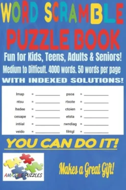 Word Scramble Puzzle Book