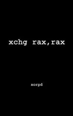 Xchg Rax, Rax